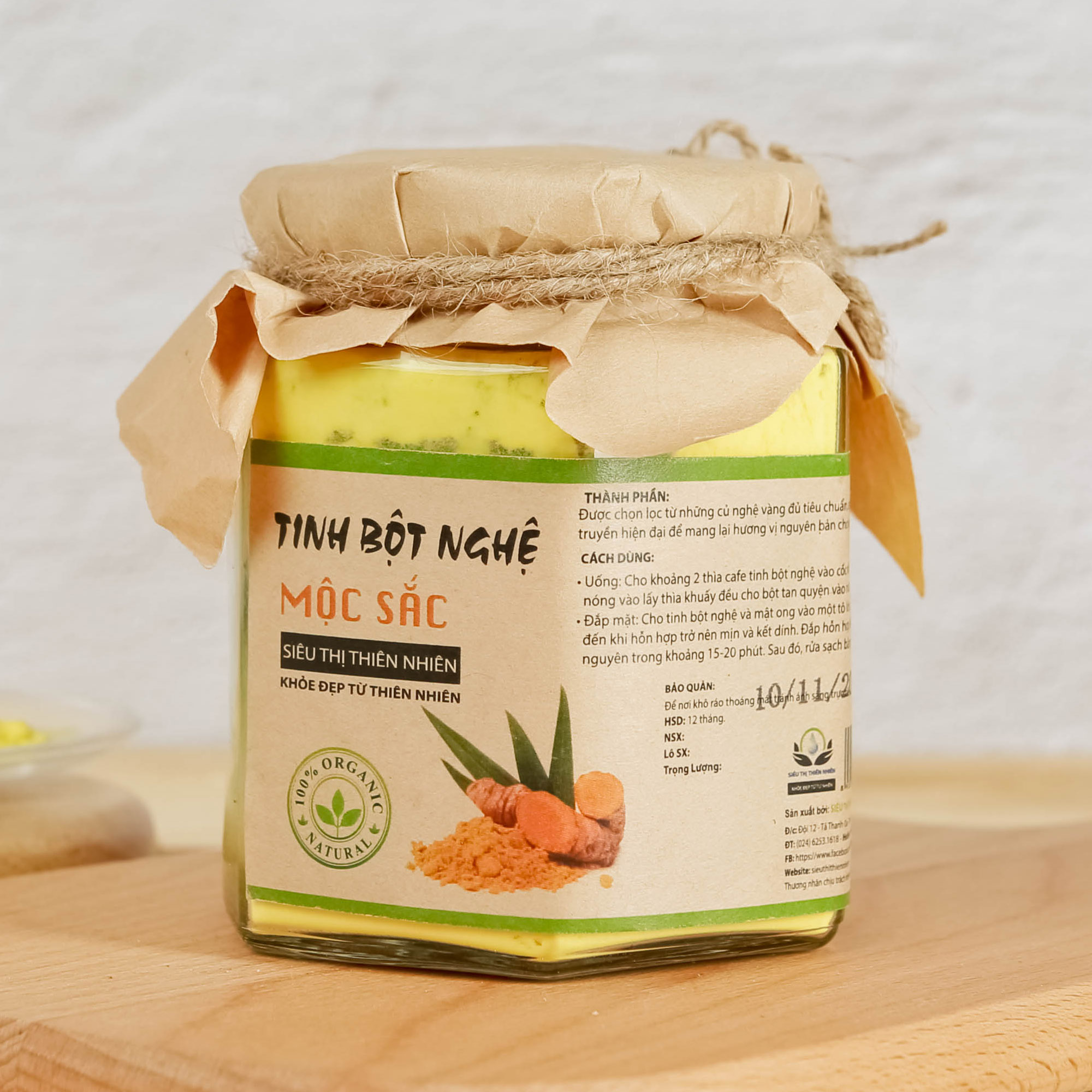 Đặc Sản Bắn Kạn -Tinh bột nghệ Mộc Sắc cao cấp - OCOP 4 SAO
