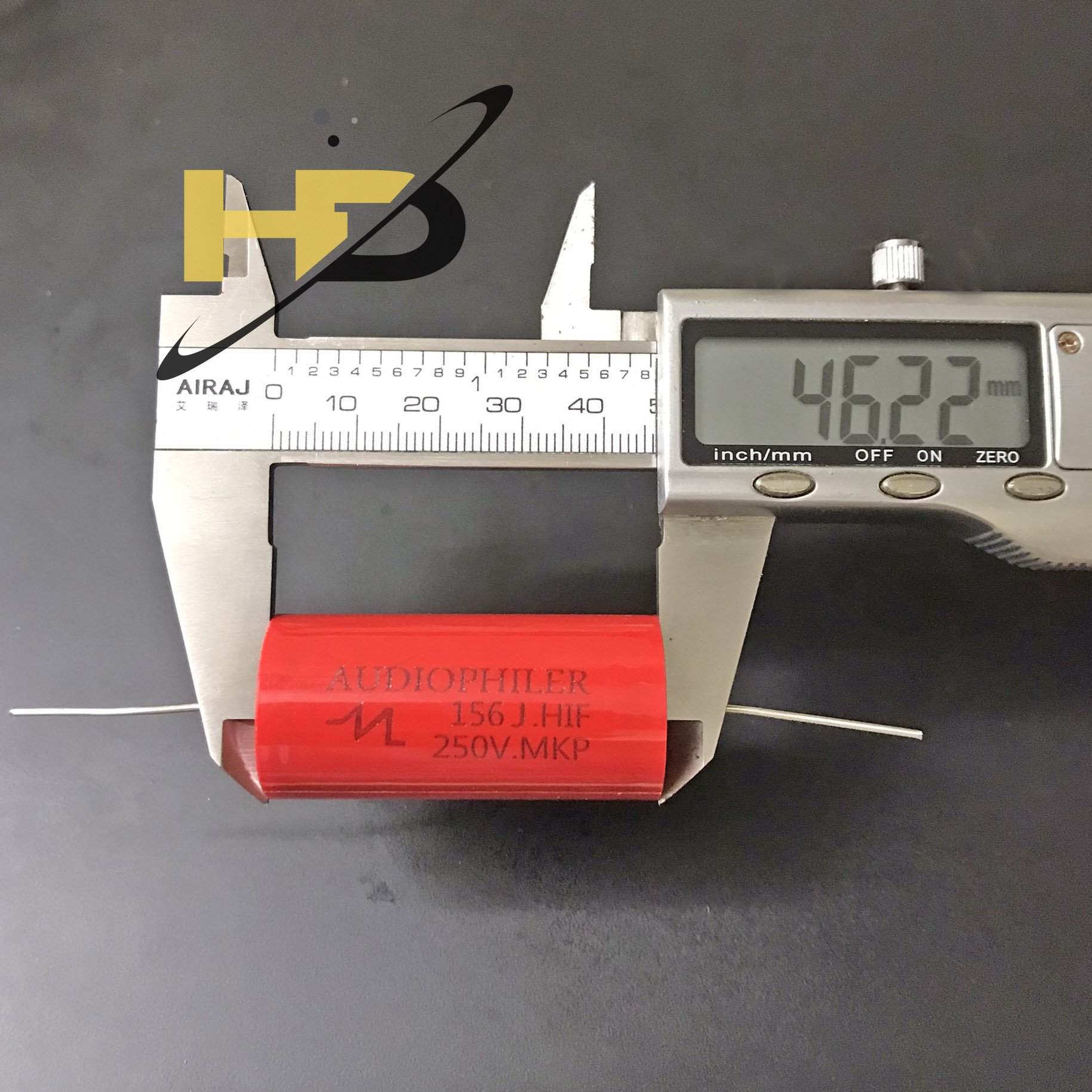Tụ Loa 15uF 250V 156J Audiophiler Màu Đỏ Mới