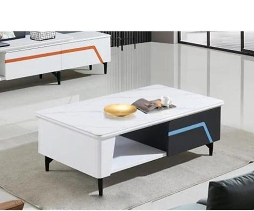Bàn Sofa Gỗ MDF Mặt Đá Tundo HHP-BSF516-12 Cao Cấp