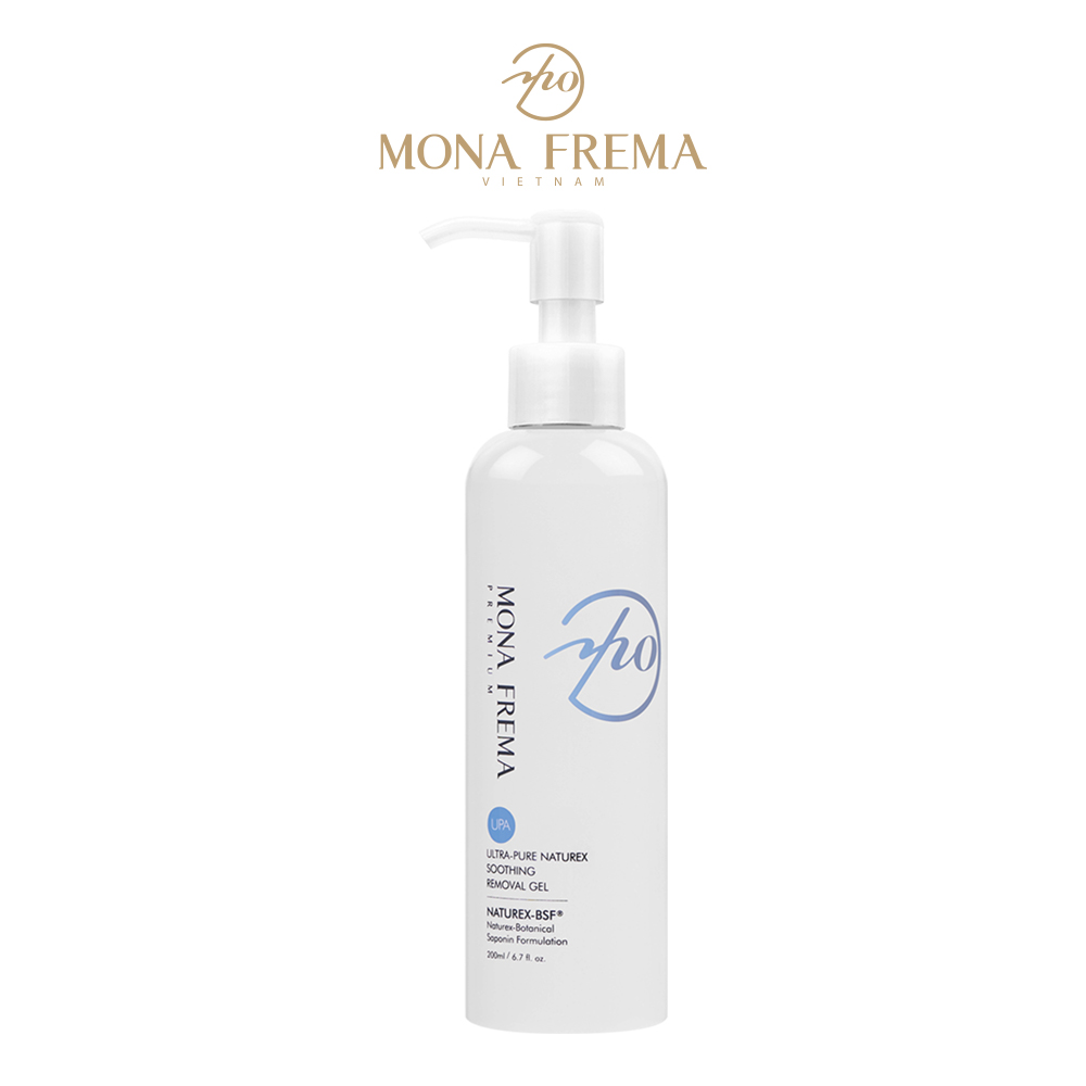 Gel Rửa Mặt Làm Dịu Da Chiết Xuất Từ Thực Vật NATUREX SOOTHING REMOVAL GEL MONA FREMA 200ml Tẩy Trang Nhẹ Nhàng Hiệu Quả, Loại Bỏ Bụi Bẩn, Màng Bã Nhờn, Công Nghệ Làm Sạch Điện Âm, Giữ Ẩm, Tạo Cảm Giác Thoải Mái Mà Không Căng Da.