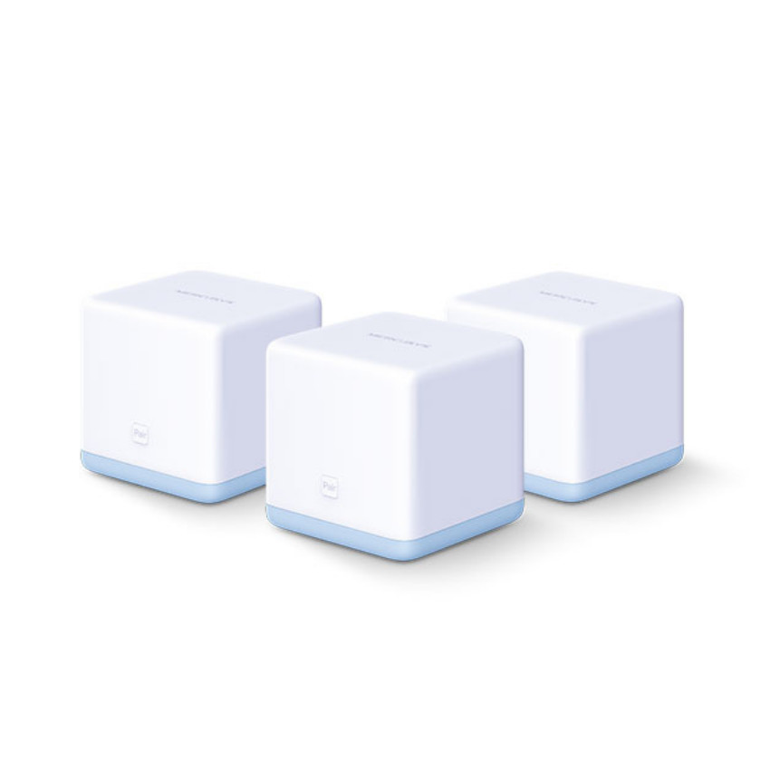 Bộ Phát Wifi Mesh Mercusys Halo S12 Chuẩn AC Tốc Độ 1200Mbps - Hàng Chính Hãng