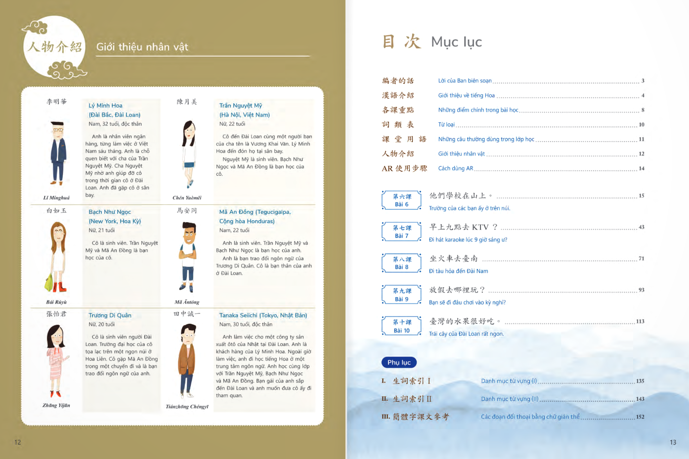 Sách - Giáo Trình Tiếng Hoa Đương Đại - Sách Bài Học 1-2