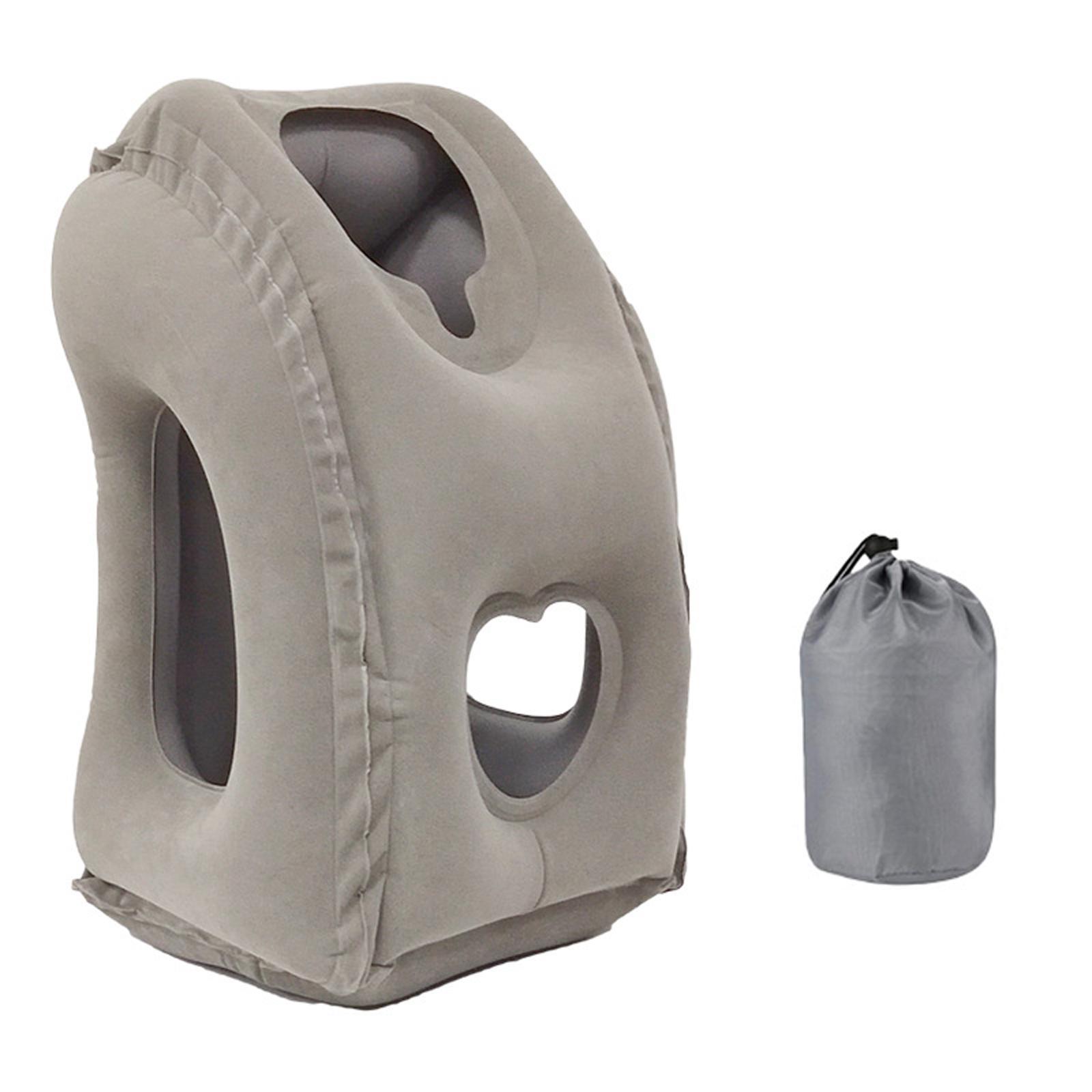 4x Travel Pillow Breathable Inflatable Neck Pillow for Office