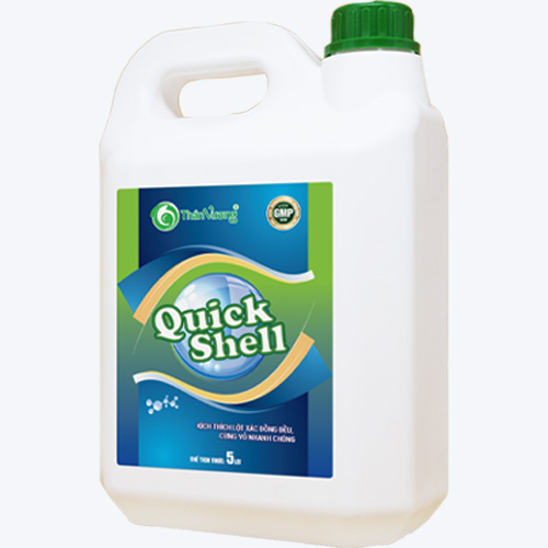 KHOÁNG SỮA BỔ SUNG HÀM LƯỢNG CAO CANXI VÀ MAGIE GIÚP TÔM BÓNG VỎ, CHẮC THỊT QUICKSHELL Can 5 lít
