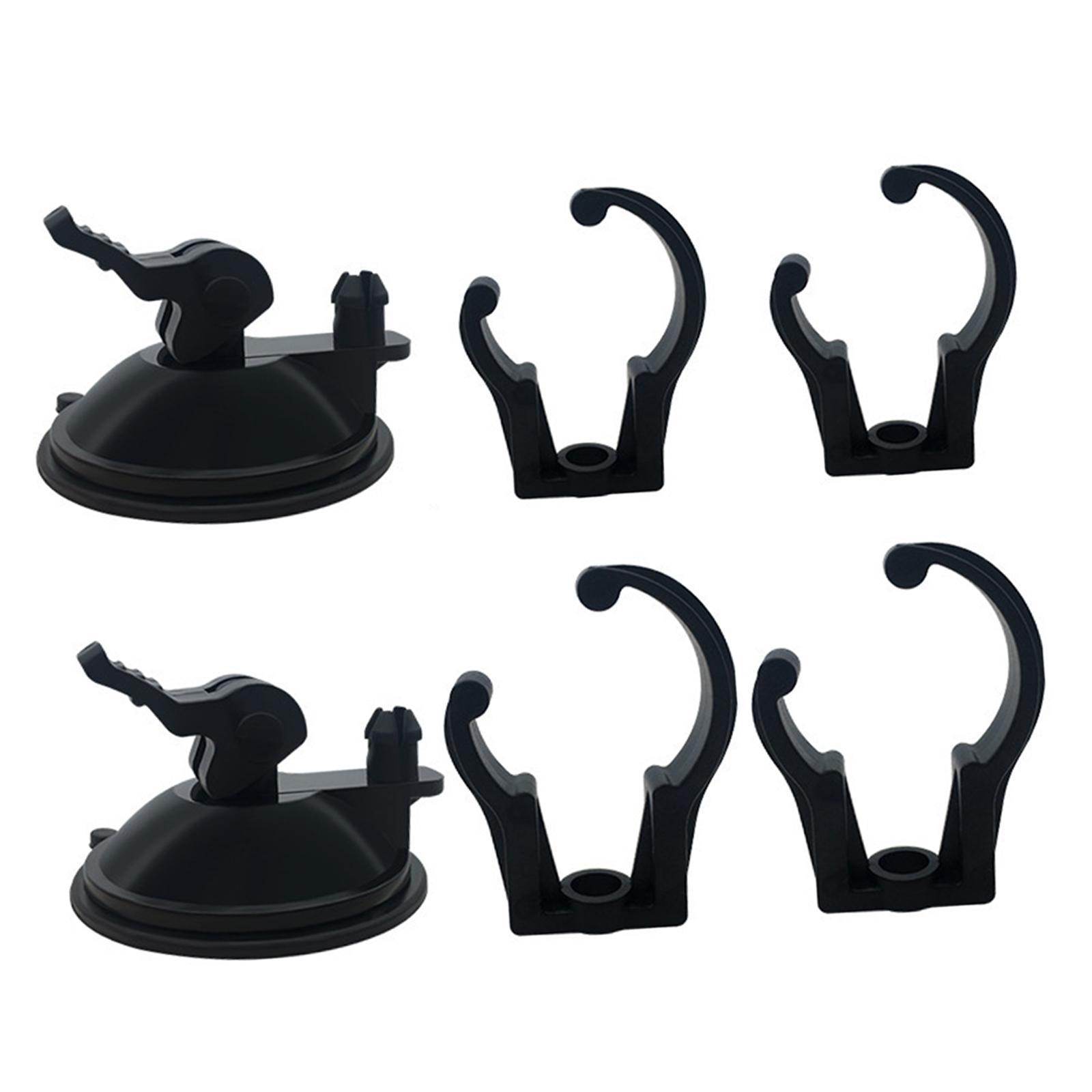 Aquarium Suction Cup Clips Fish Tank Hose Holder Clips Water Pipes LED Light