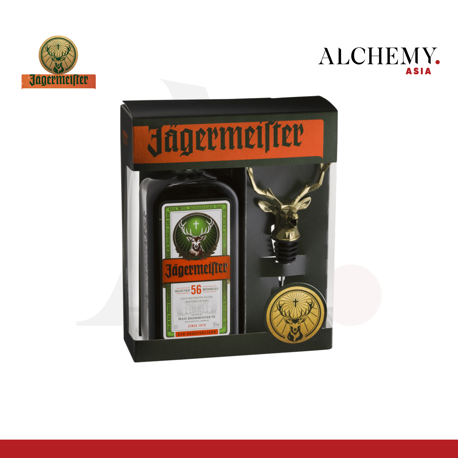 [BEST DEAL] Rượu mùi Jagermeister 35% 700ml - tặng kèm đầu POUR