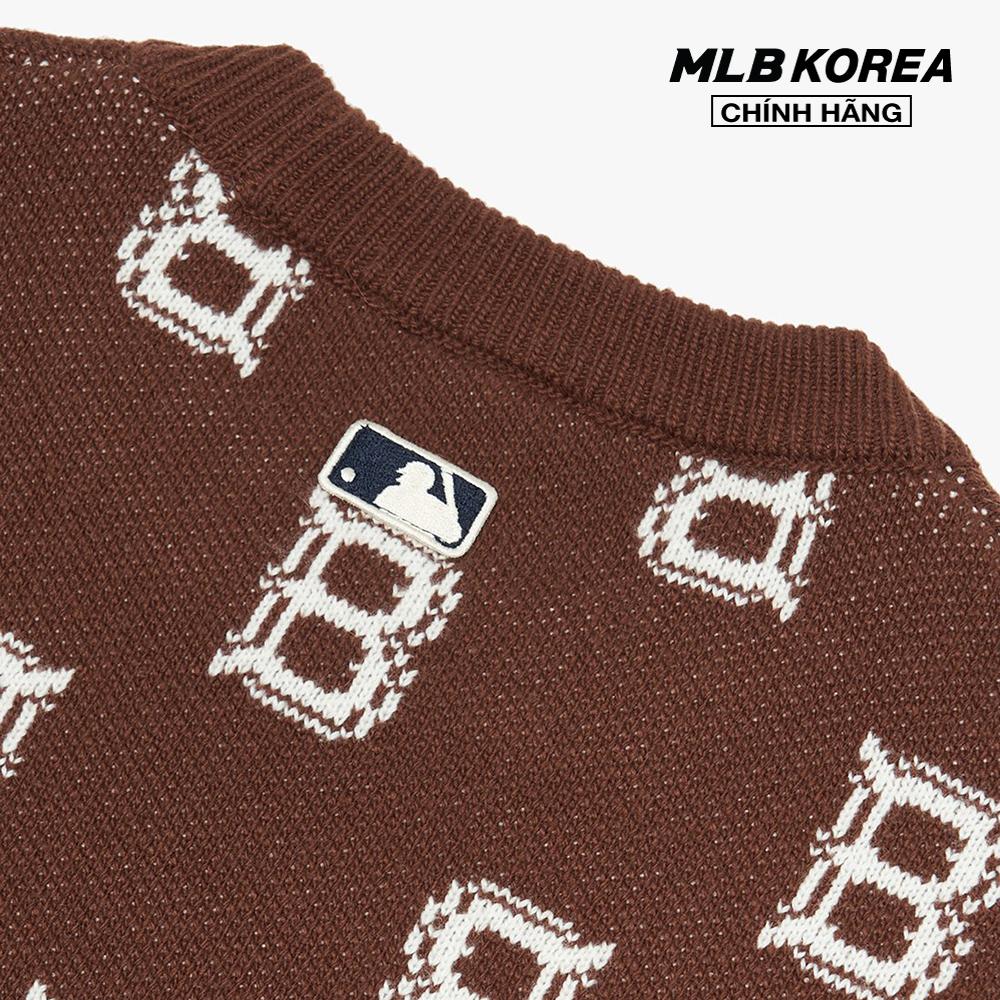 MLB - Áo sweater phom suông tay dài Classic Monogram Overfit 3AKPM0126-43BRD