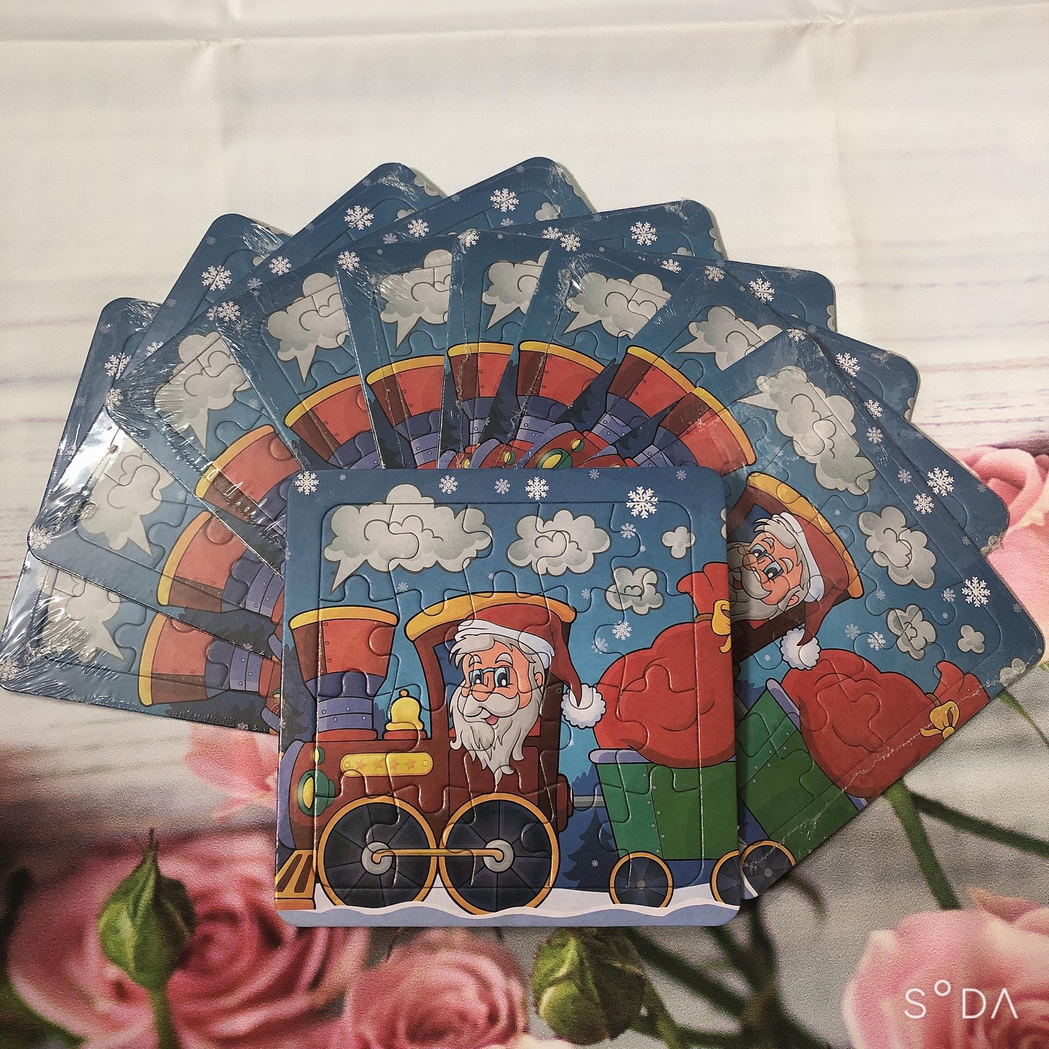 Tranh Ghép 16 Miếng Chủ Đề Noel