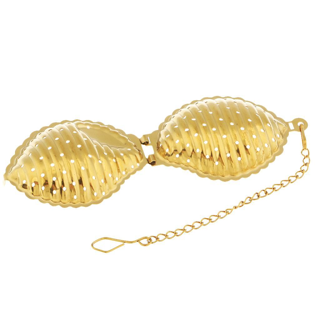 Conch Model Stainless Steel Tea Infuser Mesh Strainer Filter Kitchen Tools