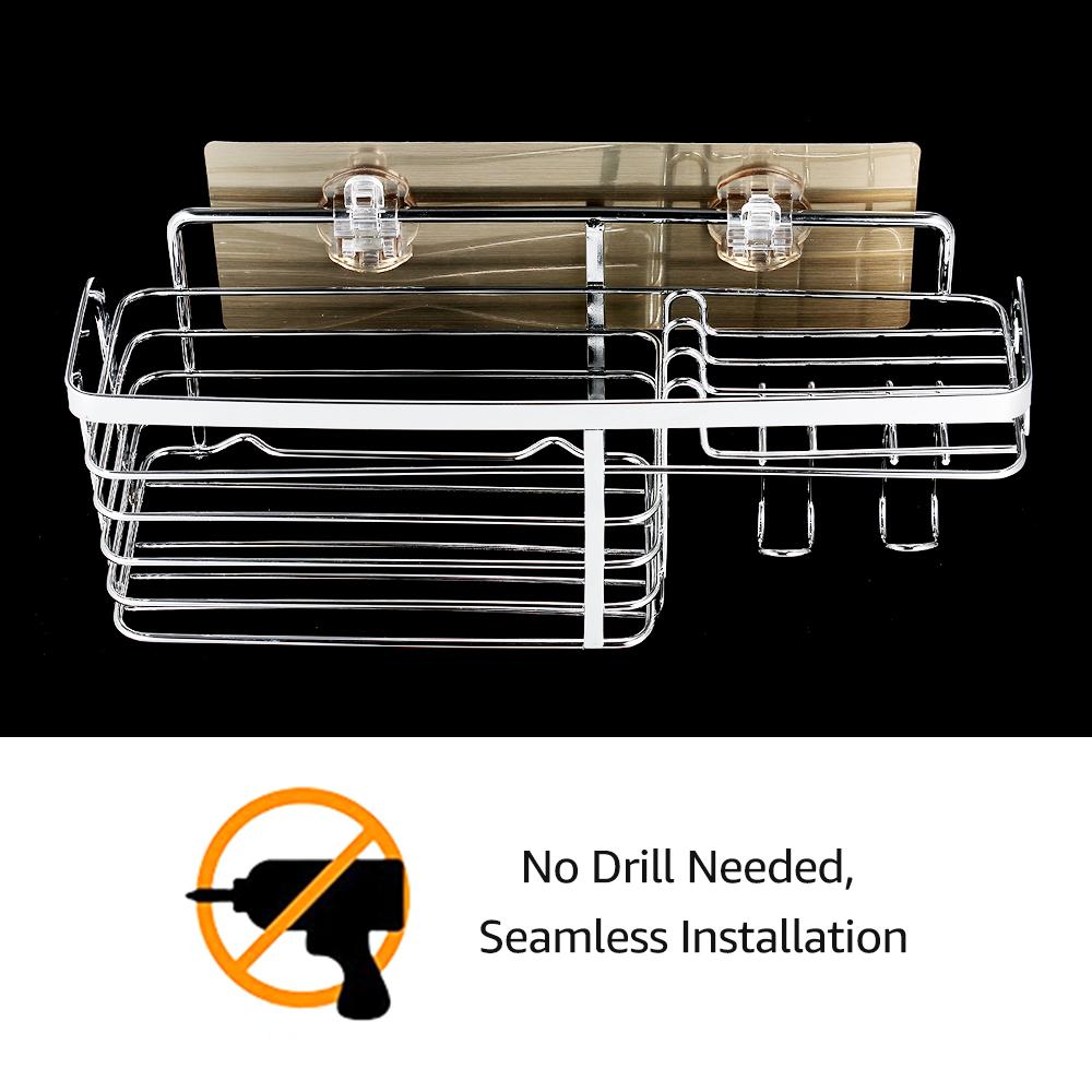 Rổ đựng đồ bằng inox có tấm lót chống dính, chống rỉ sét và sử dụng lâu bền.