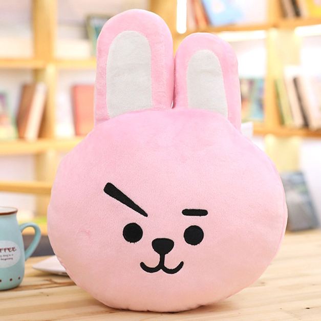 Gối ôm thú bông COOKY BT21 BTS siêu cute (Tặng móc khóa BTS)