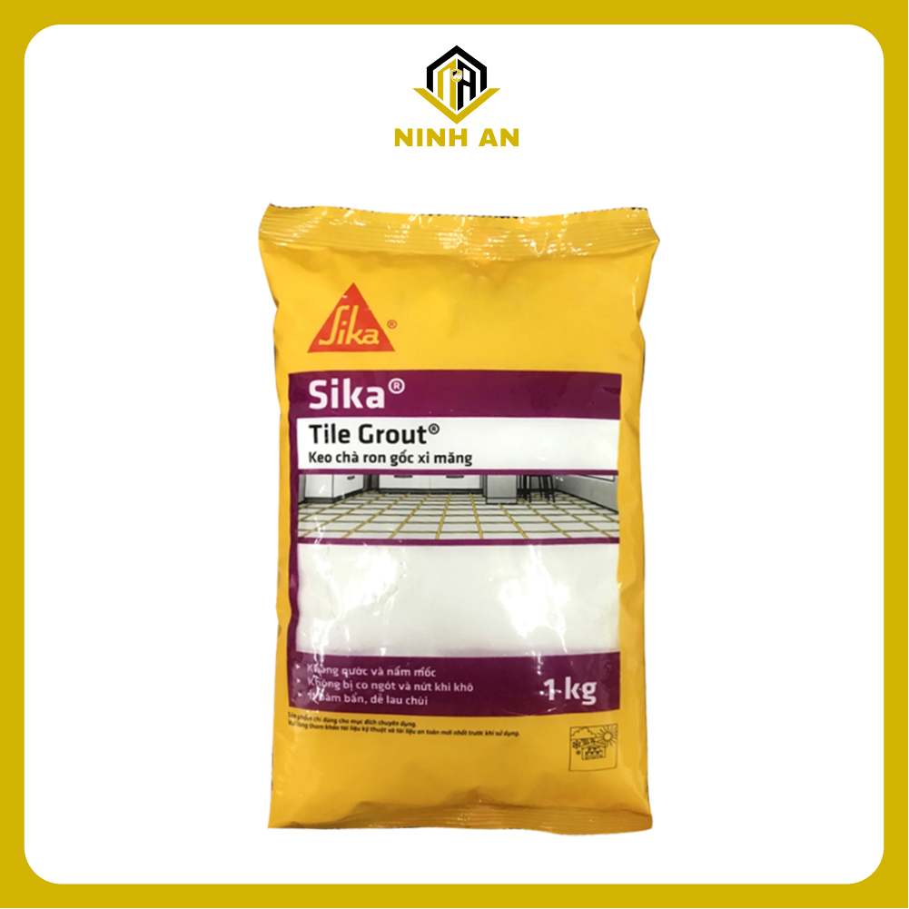 Sika Tile Grout - Bao 1kg - Keo chét mạch gạch, bột chà ron