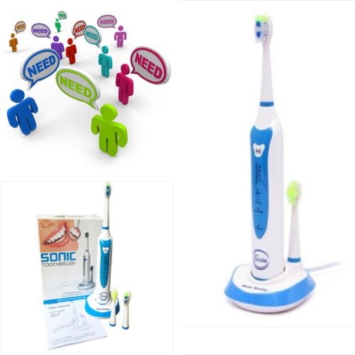 Bộ Bàn Chải Đánh Răng Điện New Smile Sonic MAF8101-X