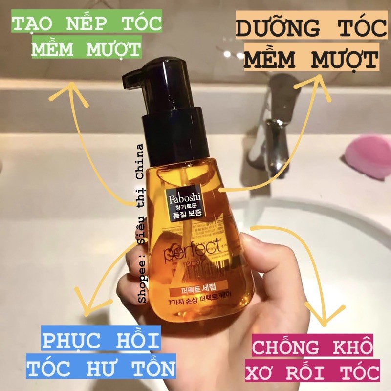 Tinh dầu dưỡng tóc uốn, dưỡng tóc khô xơ, tóc nhuộm Jckoo giúp giữ nếp, tạo nếp tóc mềm mượt, phục hồi hư tổn