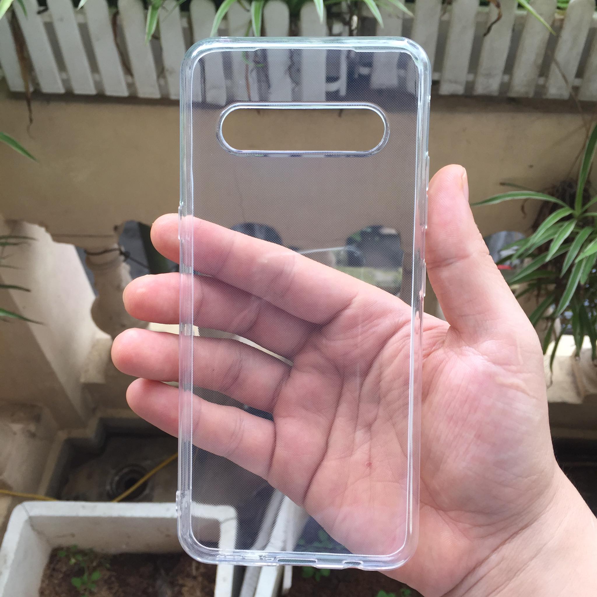 Ốp lưng silicon Gor cho LG V60 siêu mỏng, có gờ cao bảo vệ camera- Hàng nhập khẩu