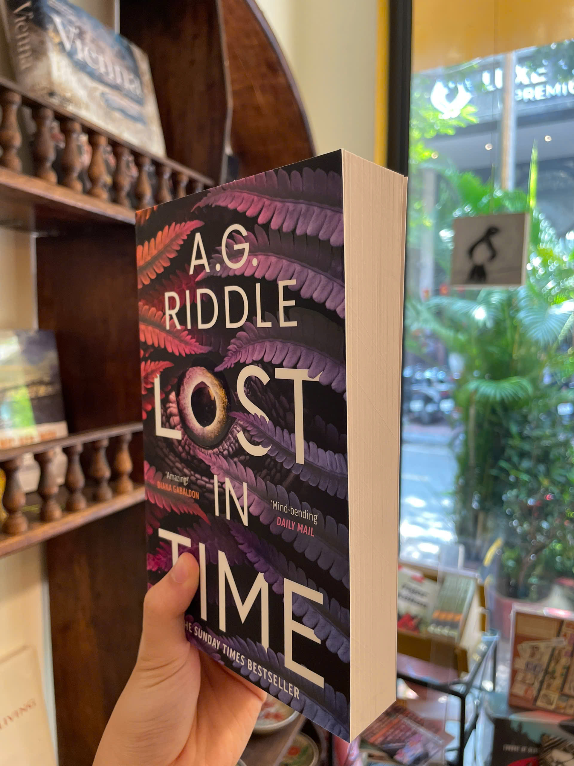 Sách - Lost in Time by A.G. Riddle - Science Fiction/Time Travel/ Fiction book in English