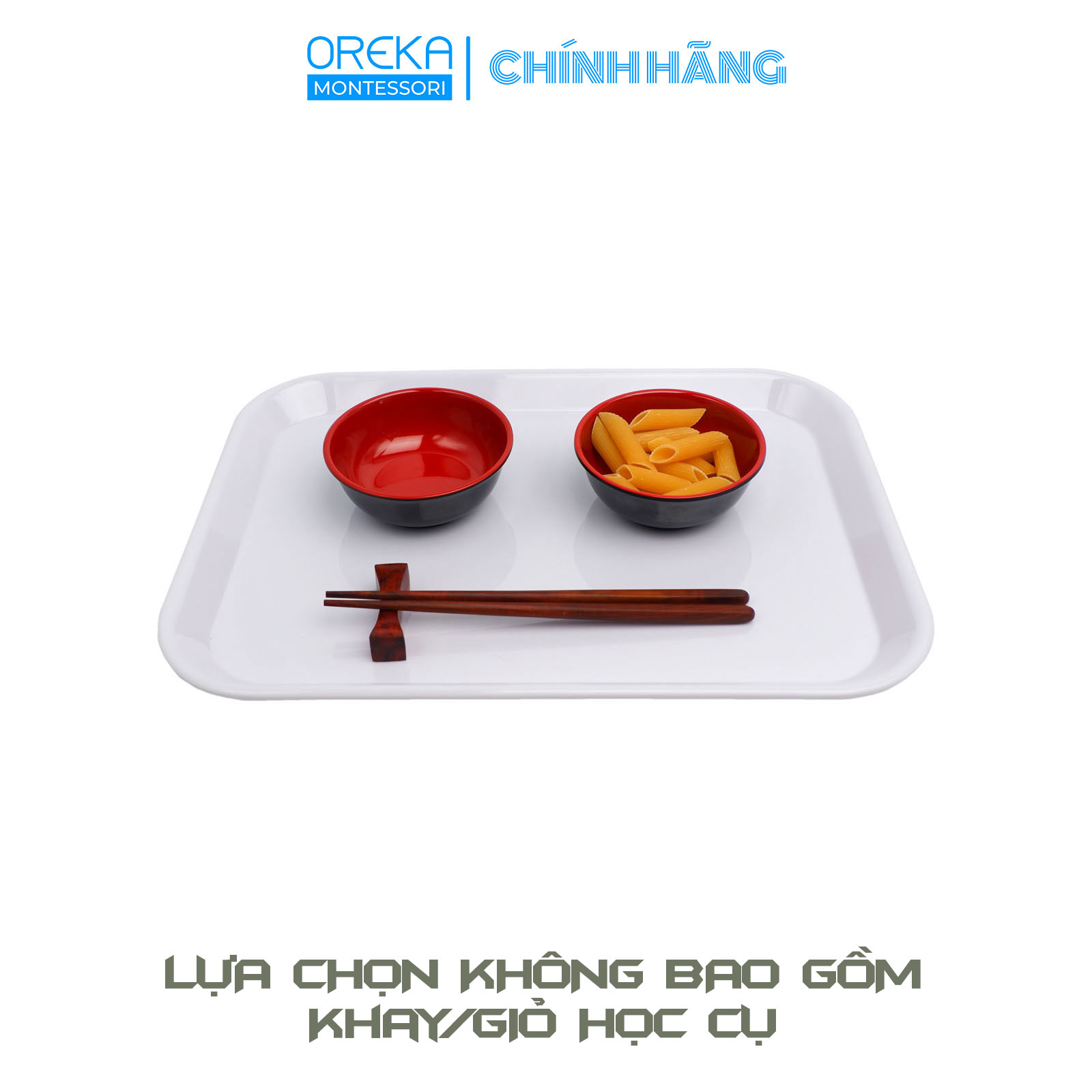 Bộ giáo cụ Oreka Montessori Chuyển hạt dùng Đũa