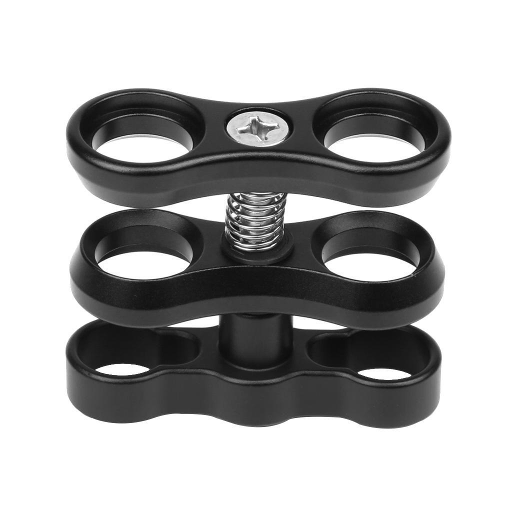 Aluminum Ball Clip Mount Clamp Mount Holder Butterfly-type For