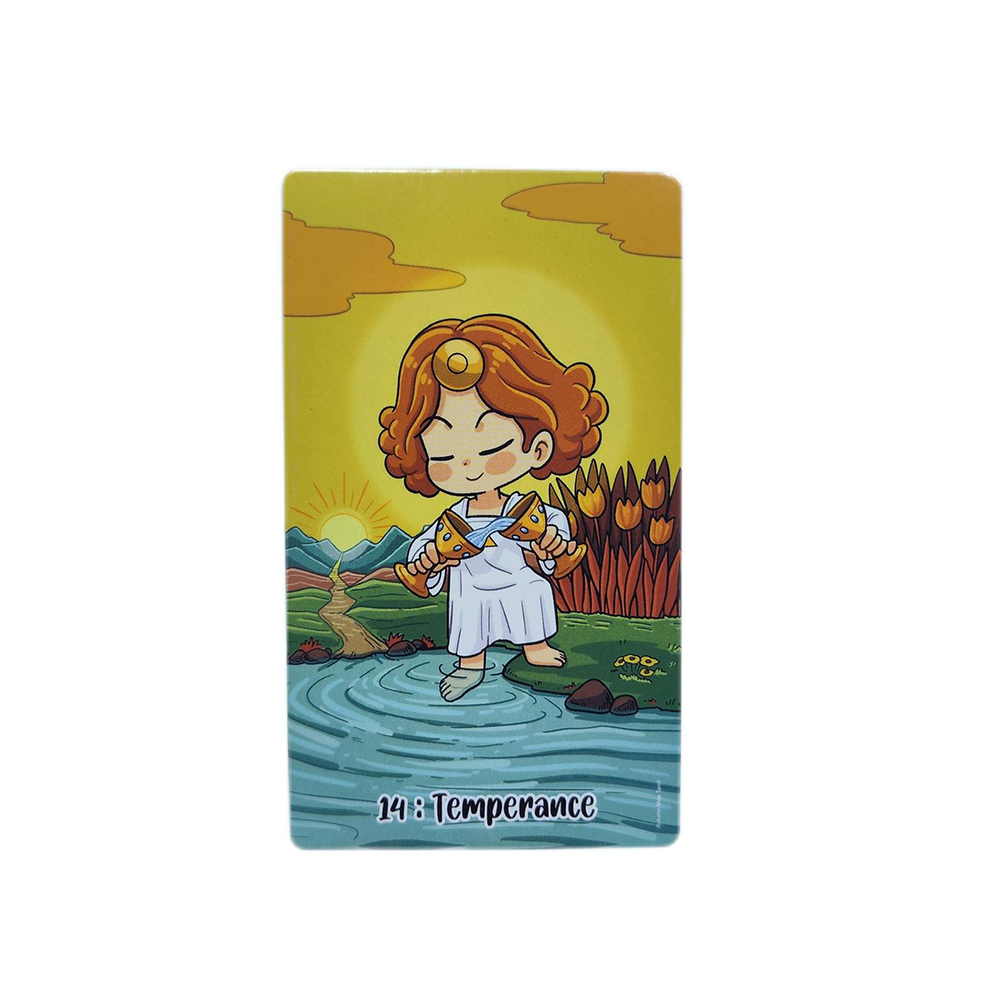 [Size Gốc] Bộ Bài Autumn Miss Tarot 79 Lá Bài 7x12 Cm Đá Thanh Tẩy
