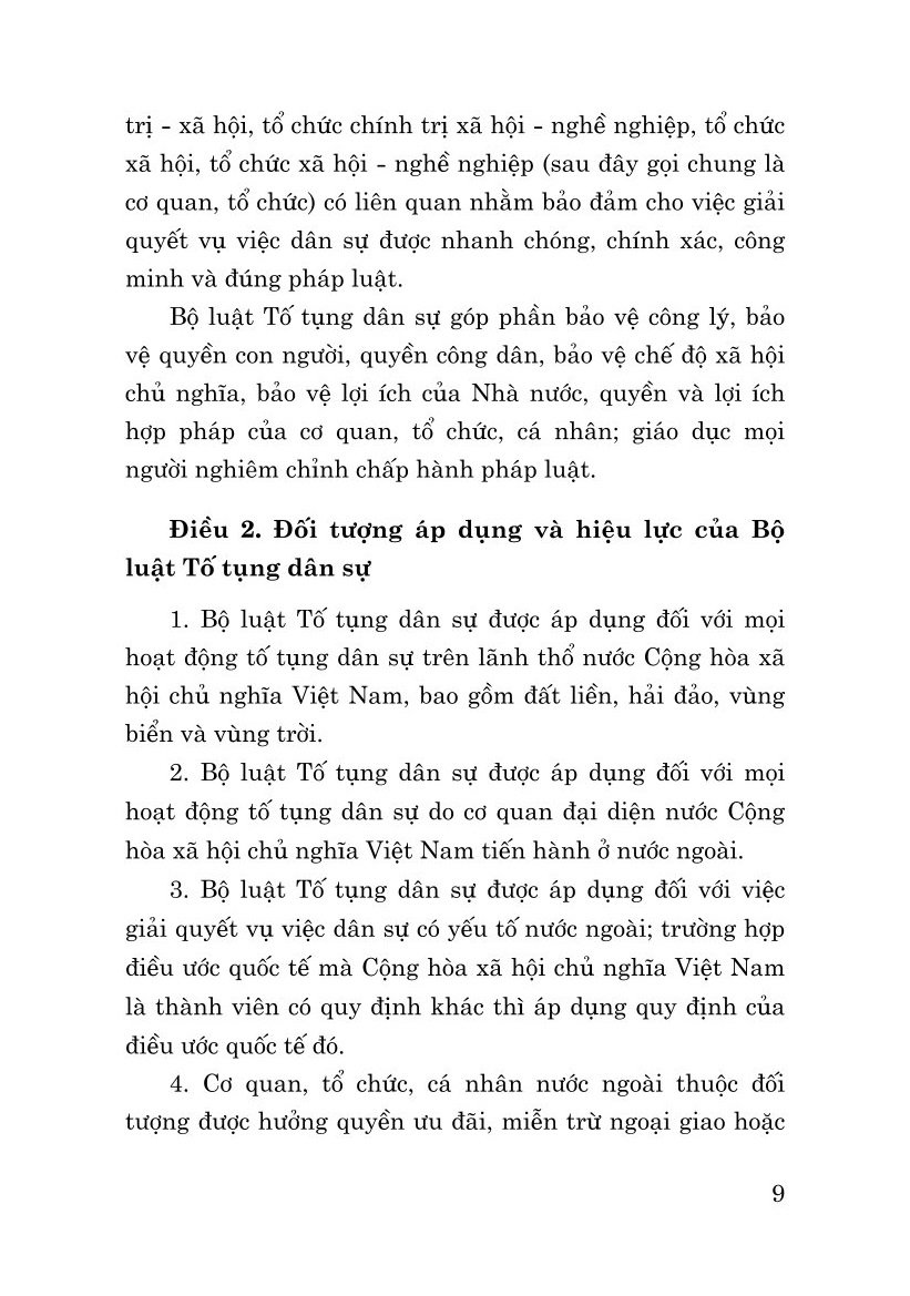 Bộ luật tố tụng dân sự ( bản in 2024)