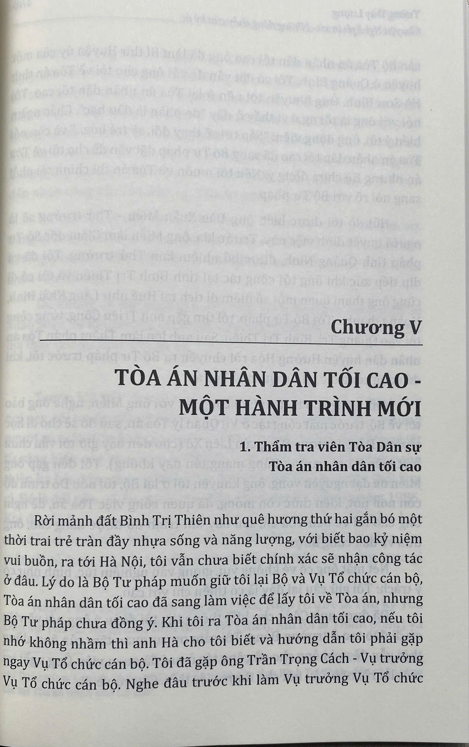 Chuyện Nghề Phán Xử : Những Dòng Chảy Của Ký Ức