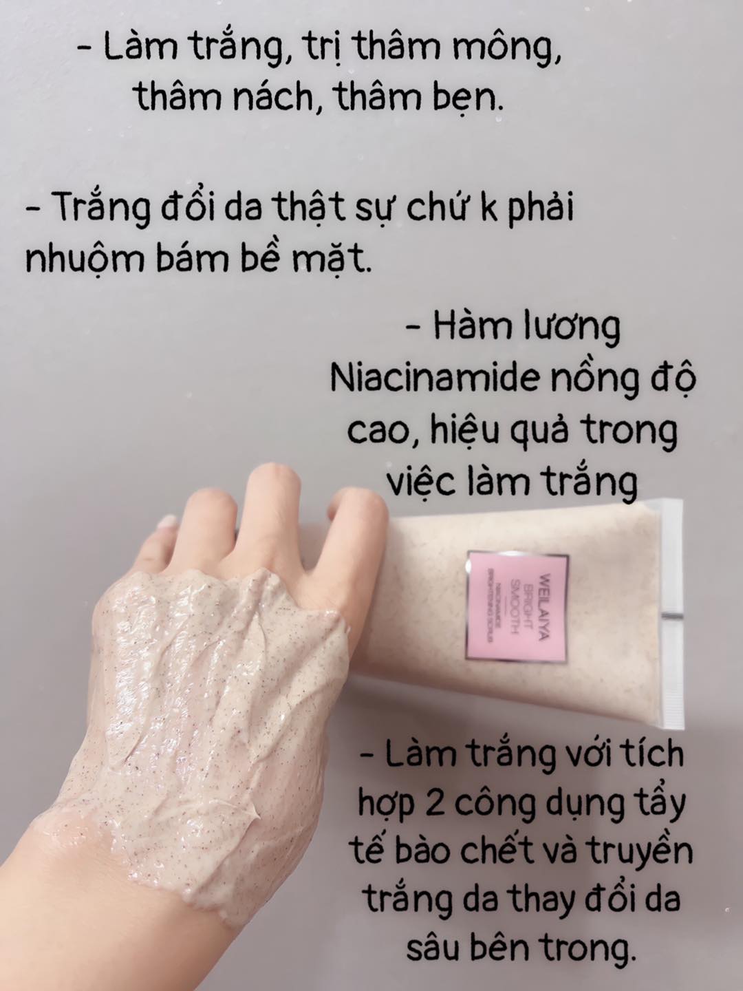 Set quà tặng cao cấp gồm Dầu gội xả phục hồi đa tầng nấm Truffle Weilaiya và Kem ủ trắng vỏ bồ đào Weilaiya Niacinamide Brightening Scrub - Gói hộp quà sang trọng