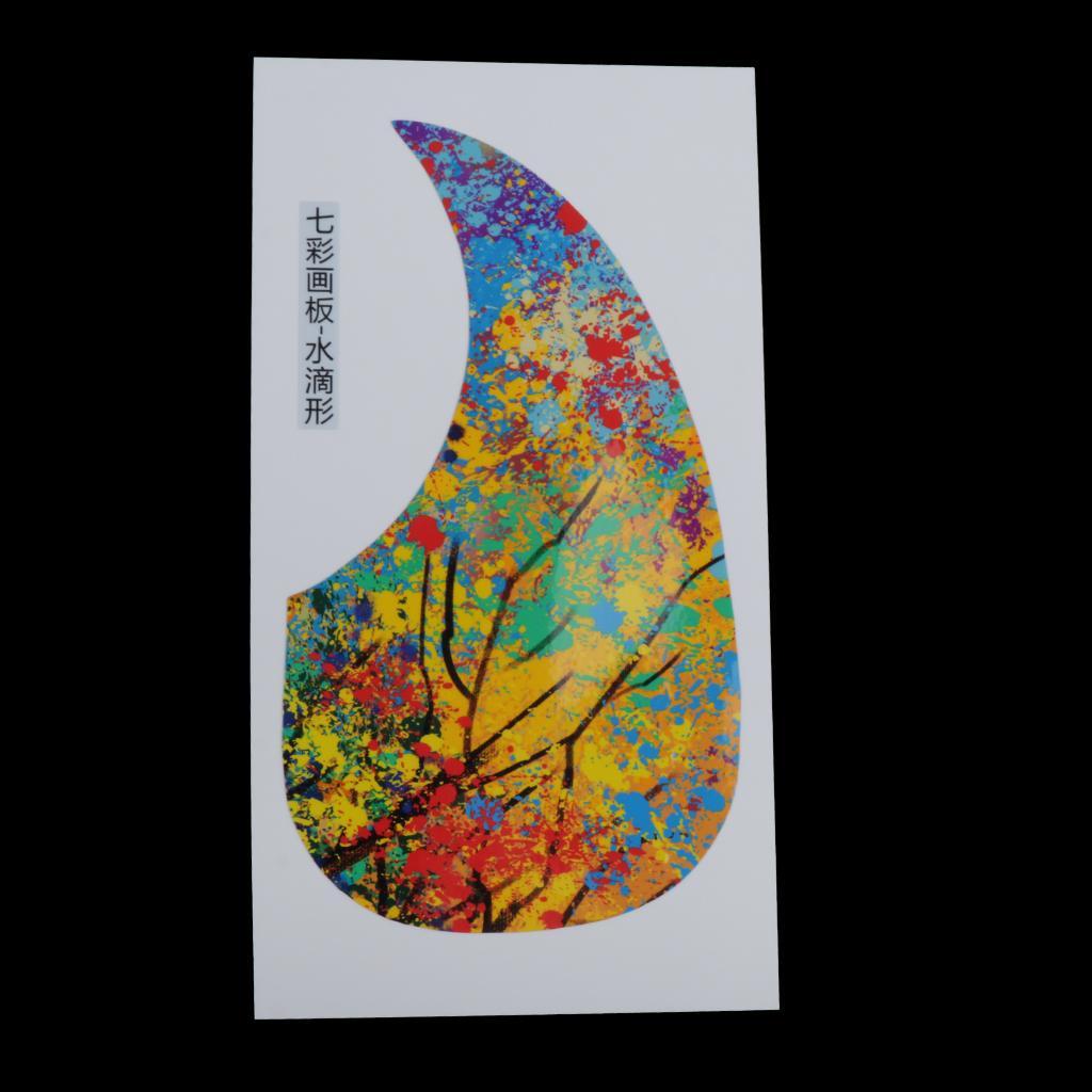 Sticker Pick Guard Folk Acoustic Scratch Plate Guitar Pickguard Parts