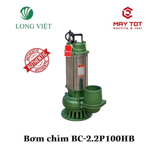 Máy bơm chìm hút bùn , hố móng BC-2.2P100HB