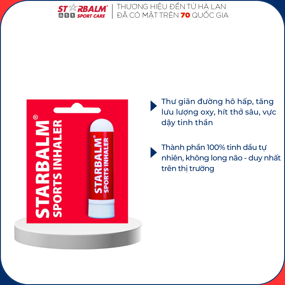 Bộ 12 Ống Hít Tăng Oxy Starbalm - Hà Lan 