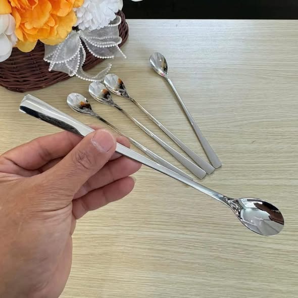 SET 6 THÌA INOX CÁN DÀI CAO CẤP SOLEX (DÀI 22CM) hàng chính hãng