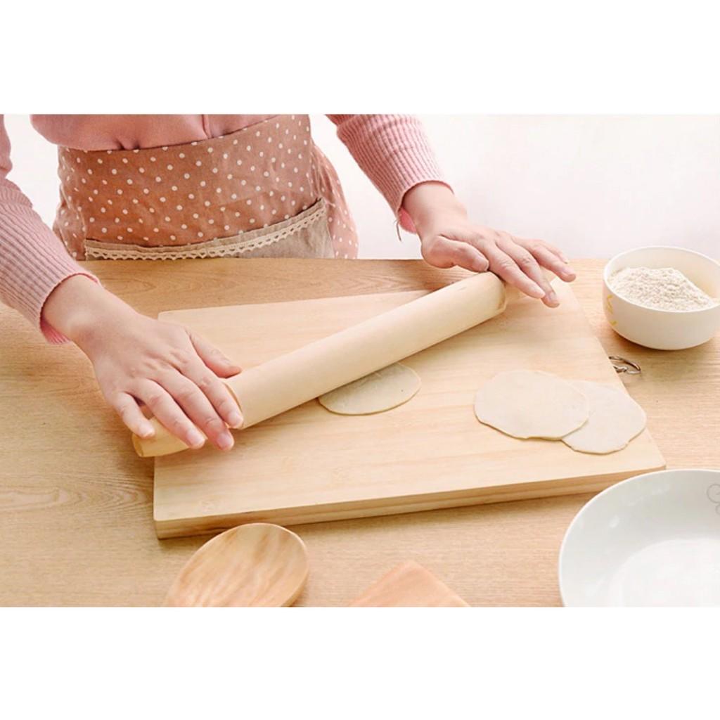 Cán Lăn Bột /Cây Lăn Bột Bằng Gỗ 40cm