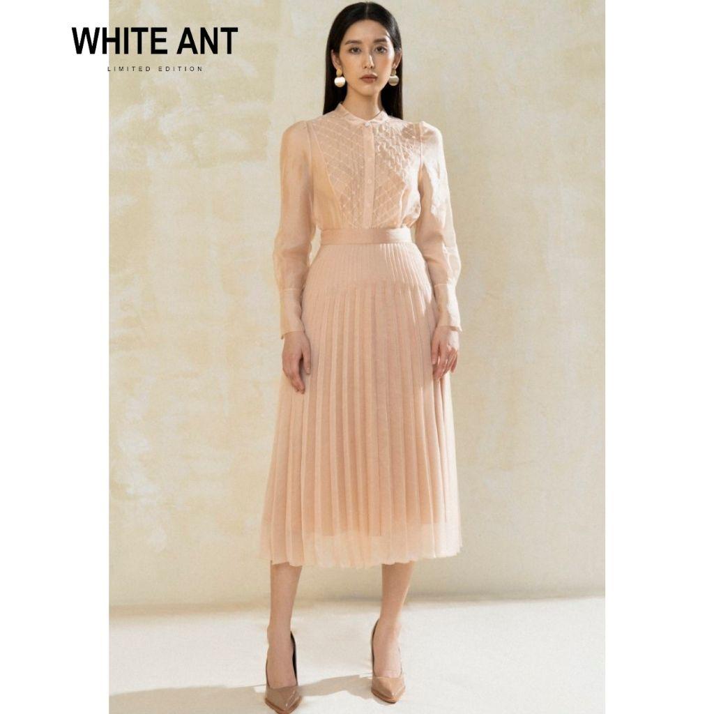 Chân Váy Xếp Ly Nữ WHITE ANT AIRPO SKIRT Dáng Xòe Dài, Chất Liệu Mềm Mại Cao Cấp 110100029.013