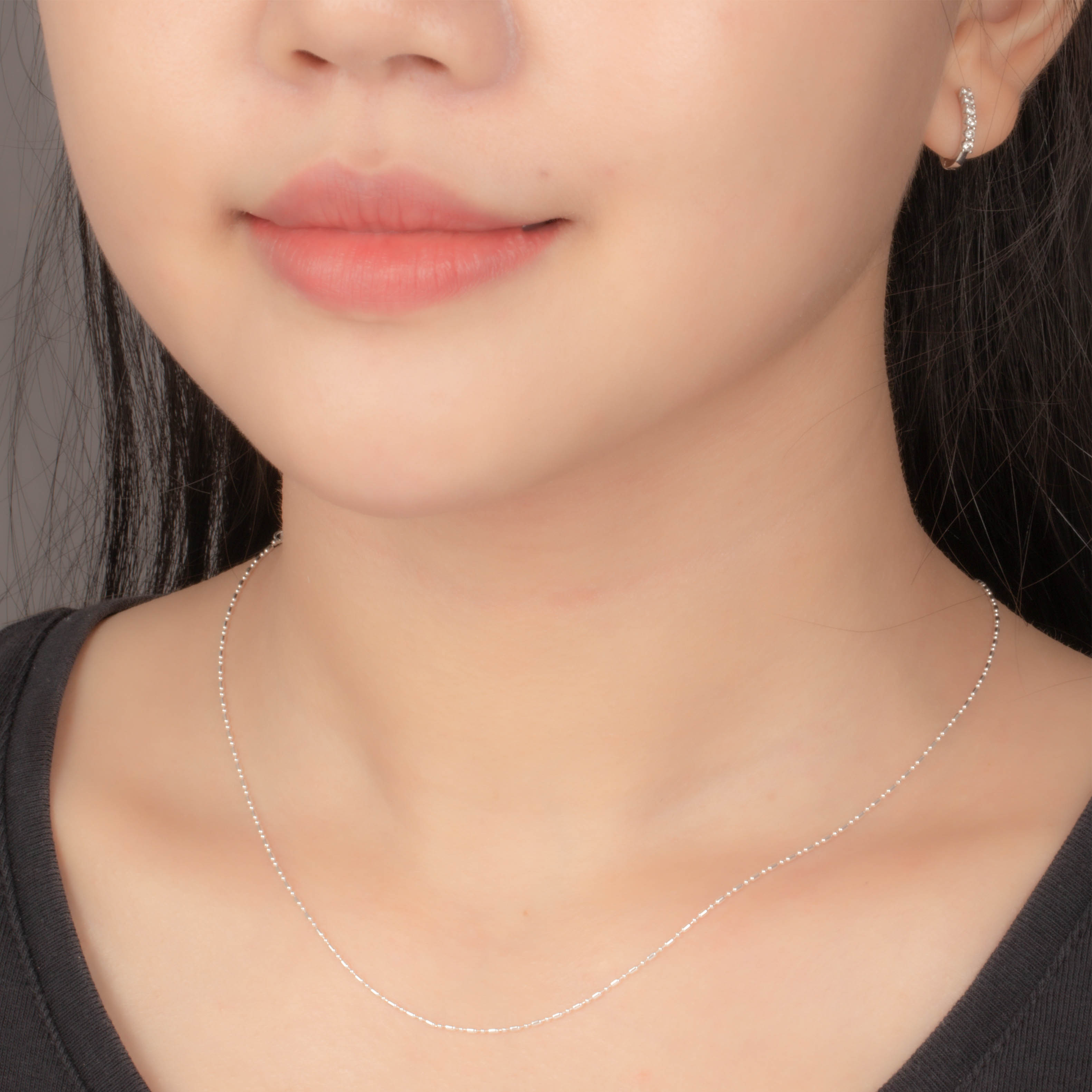 Dây Chuyền Nữ Dáng Dây Bi Bạc 925 ADJ Jewelry Cao Cấp - SD10607
