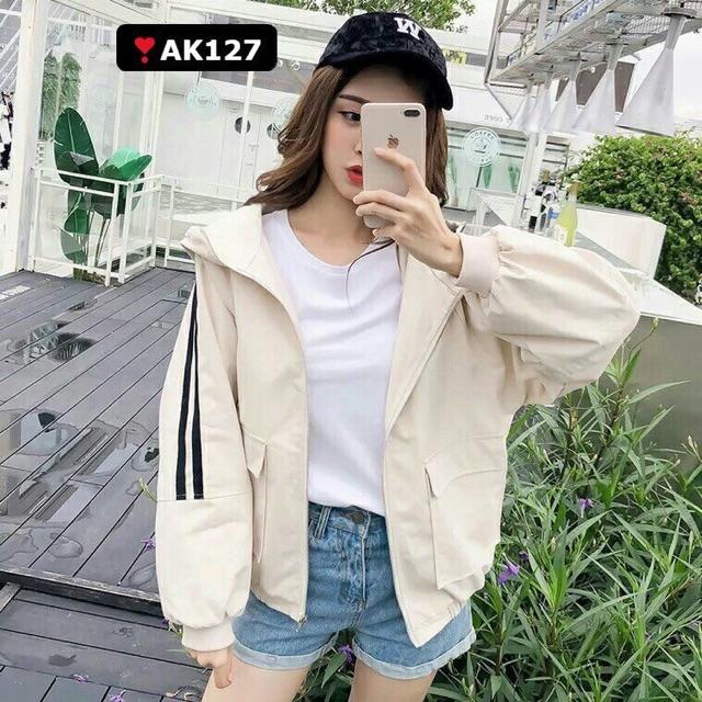 ÁO KHOÁC GIÓ NỮ FORM RỘNG CÁ TÍNH