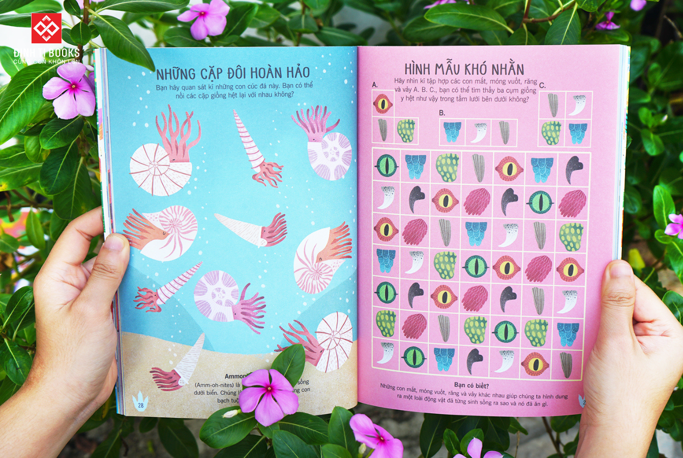 Sách-60++ trò chơi rèn luyện IQ: Thế giới khủng long - Đinh Tị Books