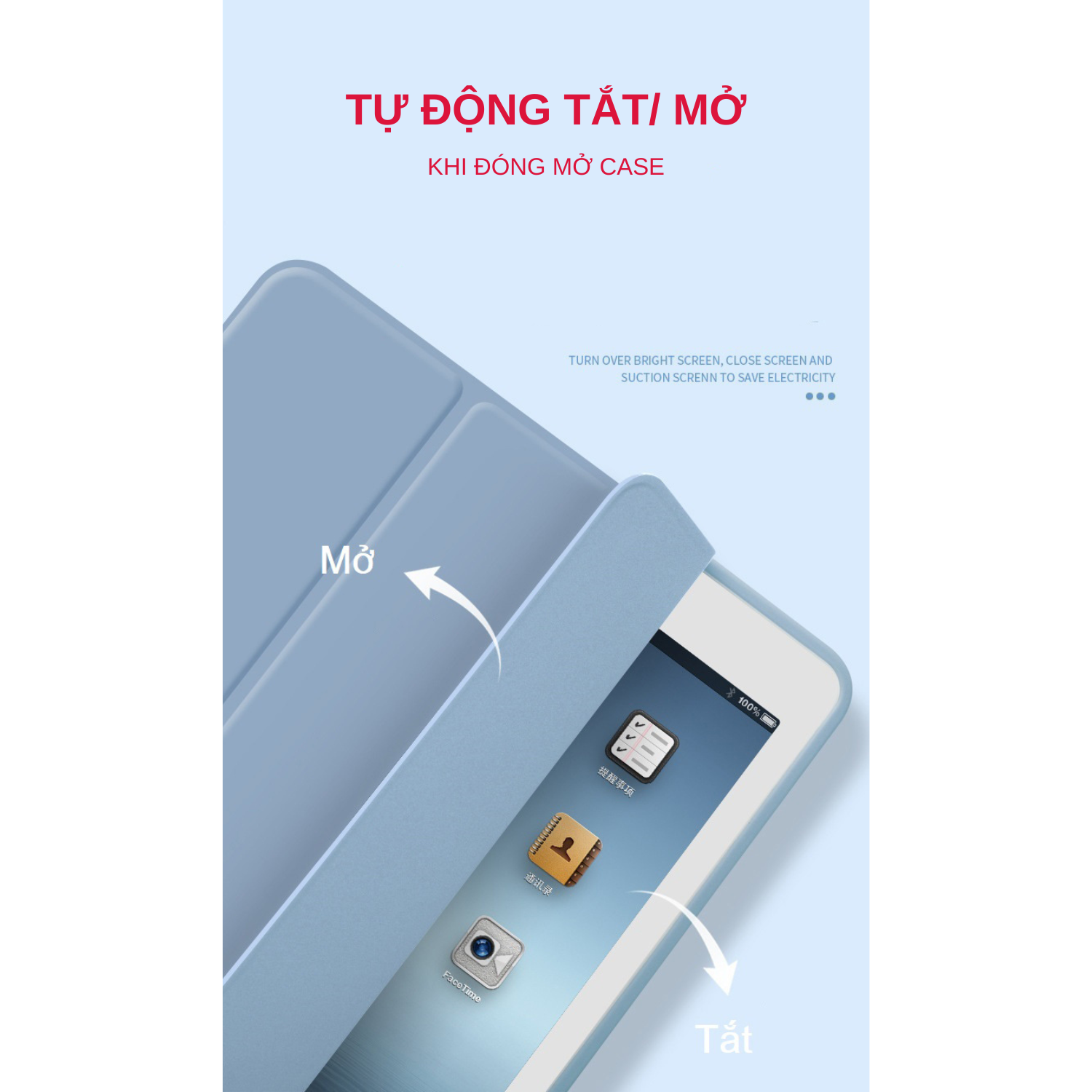 Bao Da Case Cover Dành Cho iPad Mini 6/ iPad Pro 11 inch/ iPad Air 4/ iPad Pro 12.9 inch Có Khe Cắm Apple Pencil - Hàng Chính Hãng Tamayoko