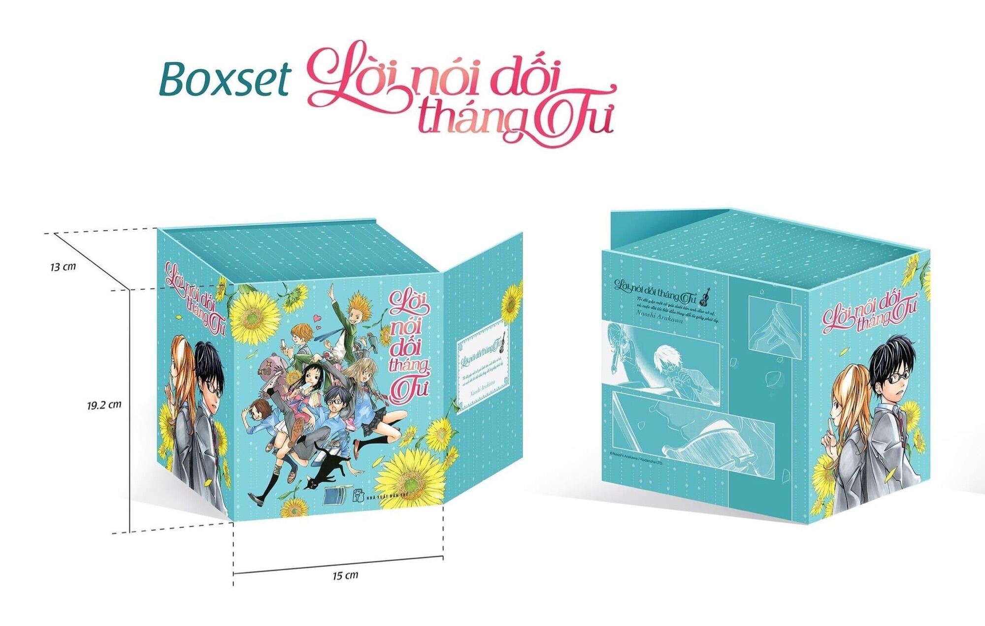 Boxset Lời Nói Dối Tháng Tư - Tặng Kèm 2 Card Nhựa Hình Nhân Vật