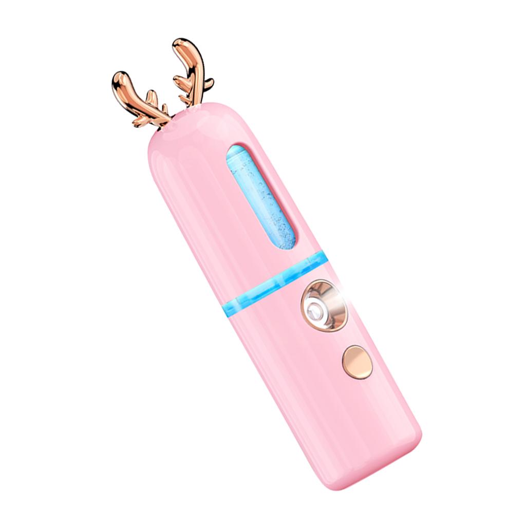 Máy Phun Sương Cấp Ẩm Cầm Tay Có Cổng USB Giúp Dưỡng Ẩm Da Mặt