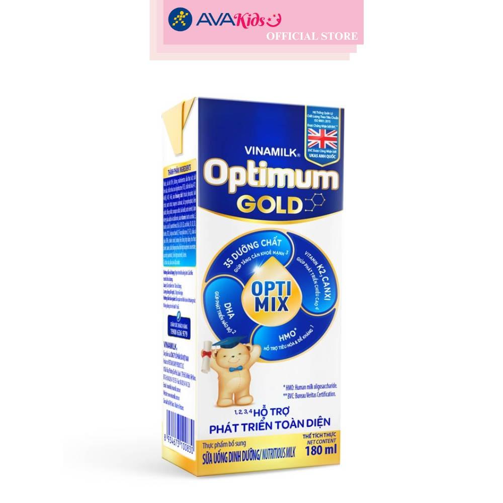 Lốc 4 hộp sữa pha sẵn Optimum Gold 180 ml (từ 1 tuổi)