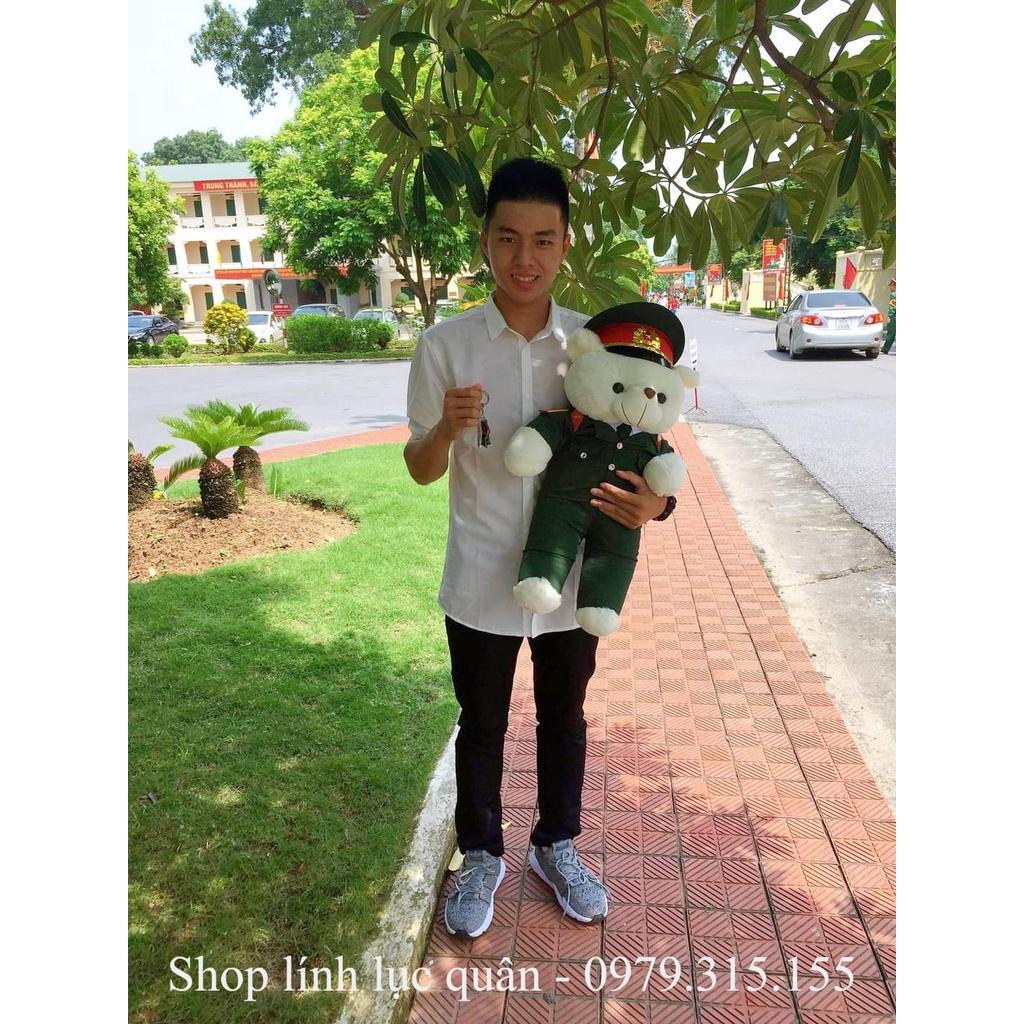 Gấu bông Quân đội Bộ đội Lục quân 55cm