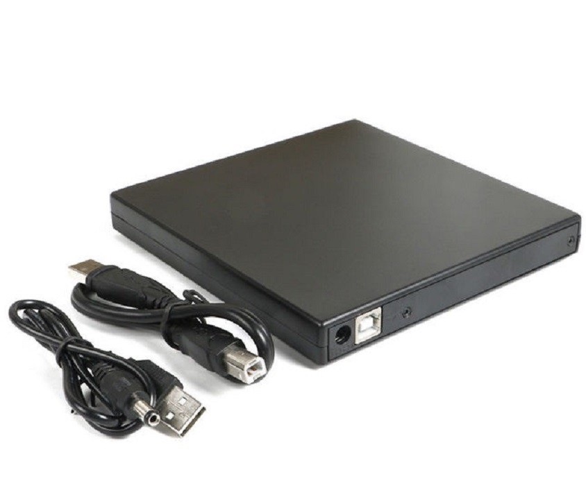 Ổ đĩa dvd rời cho laptop, desktop, máy tính bàn, ổ đĩa quang dvd rw gắn ngoài qua cổng USB hỗ trợ đọc, ghi đĩa dvd, cd không kén đĩa - Hàng chính hãng
