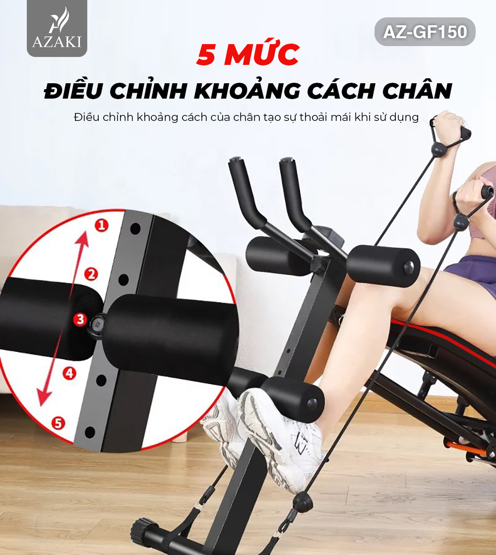 Máy Tập Gym Đa Năng Azaki GF150