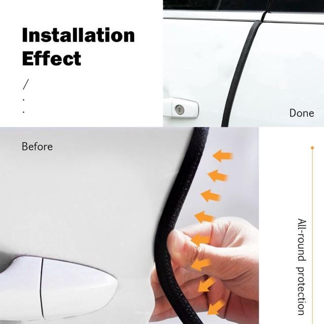 Gioăng tốt Cuộn dái 8 mẹt nẹp viền chống xước ,va đập viền cửa lõi thép siêu bền cho ô tô xe hơi