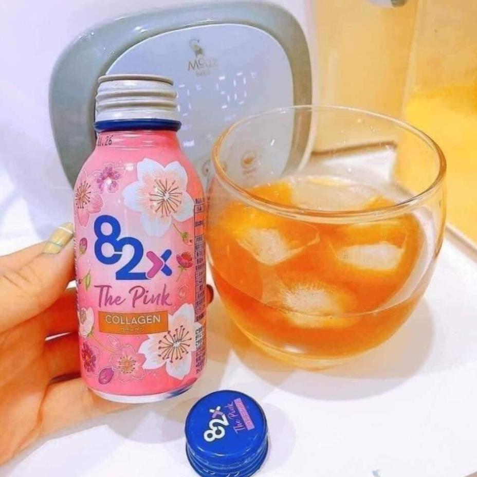 Nước uống đẹp da 82X The Pink - hàm lượng 1000mg collagen làm đẹp 100ml/chai.