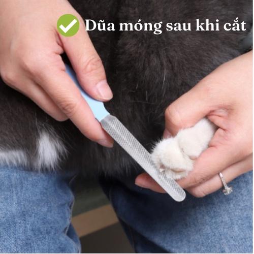 Dụng cụ cắt và dũa móng cho chó mèo- trọn bộ kèm dũa móng