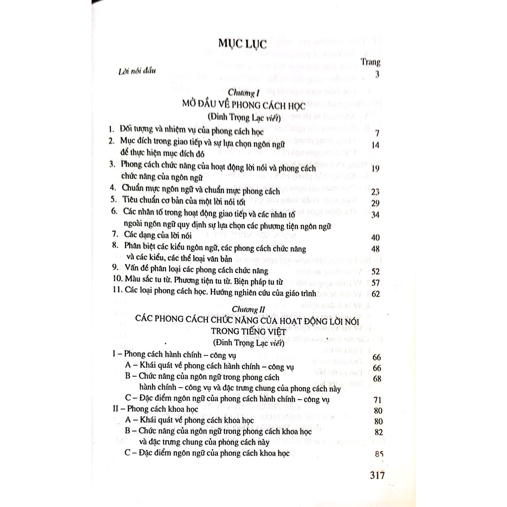 Phong cách Tiếng Việt