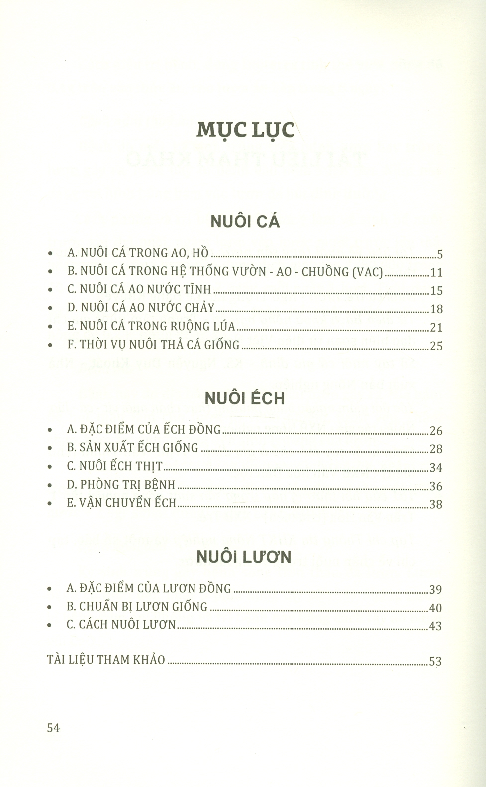 Hướng Dẫn Nuôi Cá, Ếch, Lươn