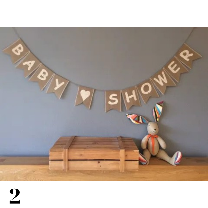 Dây cờ trang trí Baby Shower Banner tbgt21