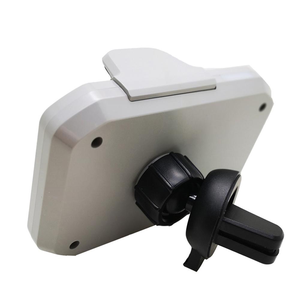 Wireless Car Charger Mount Auto Induction Charging Air Vent Bracket Grey