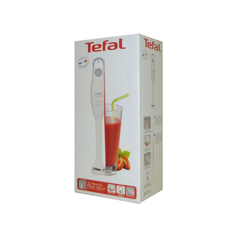 Máy xay sinh tố cầm tay 1 tốc độ Tefal HB1011A4 350W (Trắng) - Hàng chính hãng